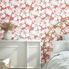Hibiscus Arboretum Premium Peel + Stick Wallpaper Peel and Stick Wallpaper York   