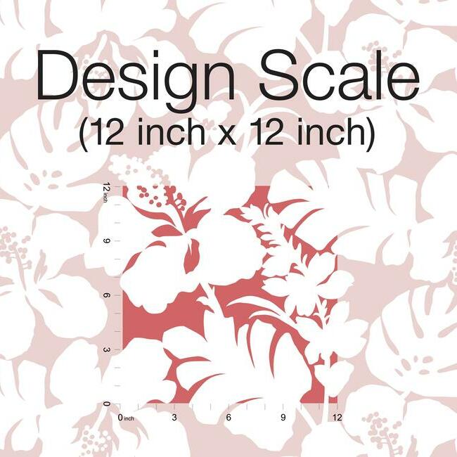 Hibiscus Arboretum Premium Peel + Stick Wallpaper Peel and Stick Wallpaper York   