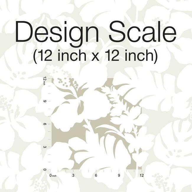 Hibiscus Arboretum Premium Peel + Stick Wallpaper Peel and Stick Wallpaper York   