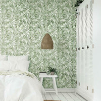 Oahu Fronds Premium Peel + Stick Wallpaper Peel and Stick Wallpaper York   