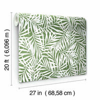 Oahu Fronds Premium Peel + Stick Wallpaper Peel and Stick Wallpaper York   