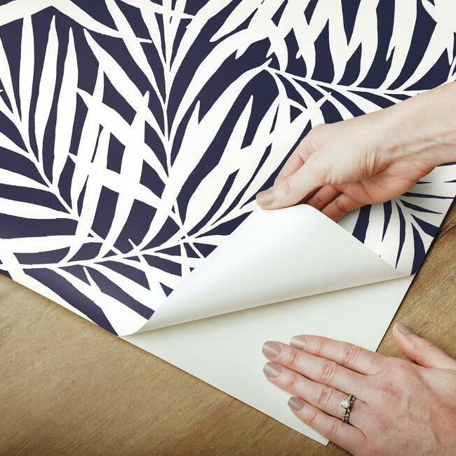 Oahu Fronds Premium Peel + Stick Wallpaper Peel and Stick Wallpaper York   