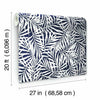 Oahu Fronds Premium Peel + Stick Wallpaper Peel and Stick Wallpaper York   