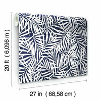 Oahu Fronds Premium Peel + Stick Wallpaper Peel and Stick Wallpaper York   