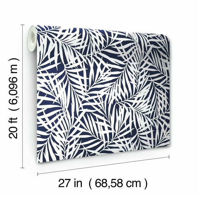 Oahu Fronds Premium Peel + Stick Wallpaper Peel and Stick Wallpaper York   