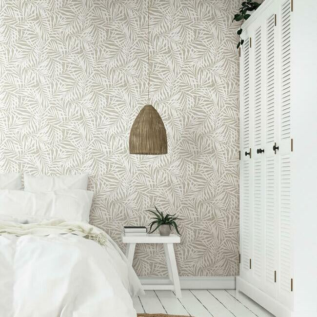Oahu Fronds Premium Peel + Stick Wallpaper Peel and Stick Wallpaper York   