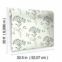 Wildflower Premium Peel + Stick Wallpaper Peel and Stick Wallpaper Magnolia Home   