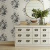 Tea Rose Premium Peel + Stick Wallpaper Peel and Stick Wallpaper Magnolia Home   