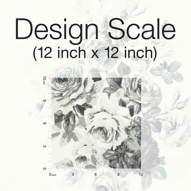 Tea Rose Premium Peel + Stick Wallpaper Peel and Stick Wallpaper Magnolia Home   