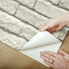 Brick-And-Mortar Premium Peel + Stick Wallpaper Peel and Stick Wallpaper Magnolia Home   