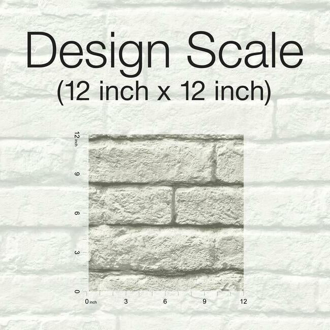 Brick-And-Mortar Premium Peel + Stick Wallpaper Peel and Stick Wallpaper Magnolia Home   