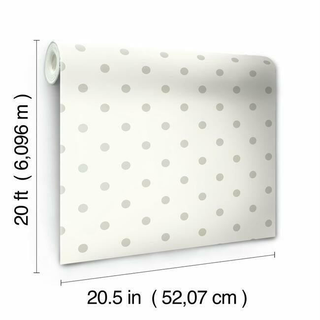 Dots On Dots Premium Peel + Stick Wallpaper Peel and Stick Wallpaper Magnolia Home   