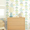 DwellStudio Triangles Premium Peel + Stick Wallpaper Peel and Stick Wallpaper York   