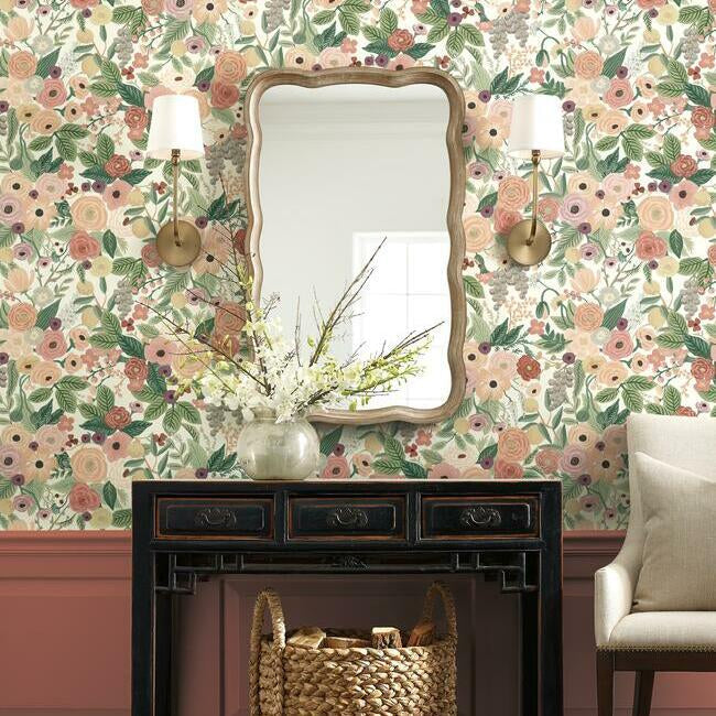Garden Party Premium Peel + Stick Wallpaper Peel and Stick Wallpaper Rifle Paper Co.   