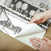 Urban Stripe Premium Peel + Stick Wallpaper Peel and Stick Wallpaper York   