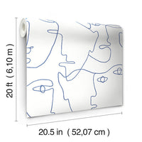 Pablo Portraits Premium Peel + Stick Wallpaper Peel and Stick Wallpaper York   