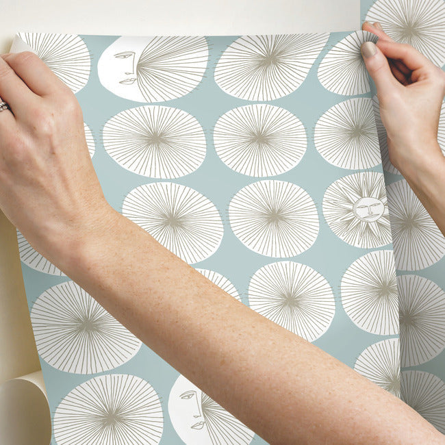 Soho Starburst Premium Peel + Stick Wallpaper Peel and Stick Wallpaper York   