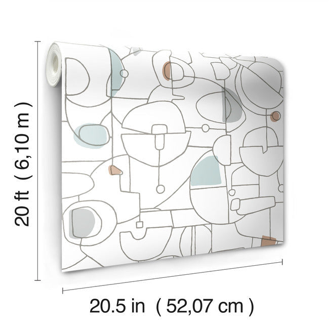 Fauvist Premium Peel + Stick Wallpaper Peel and Stick Wallpaper York   