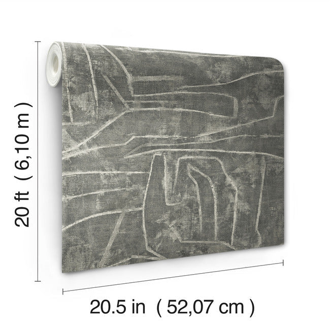 Urban Chalk Premium Peel + Stick Wallpaper Peel and Stick Wallpaper York   