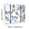Aviary Branch Premium Peel + Stick Wallpaper Peel and Stick Wallpaper York   