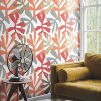 Kinetic Tropical Premium Peel + Stick Wallpaper Peel and Stick Wallpaper York   