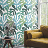 Kinetic Tropical Premium Peel + Stick Wallpaper Peel and Stick Wallpaper York   