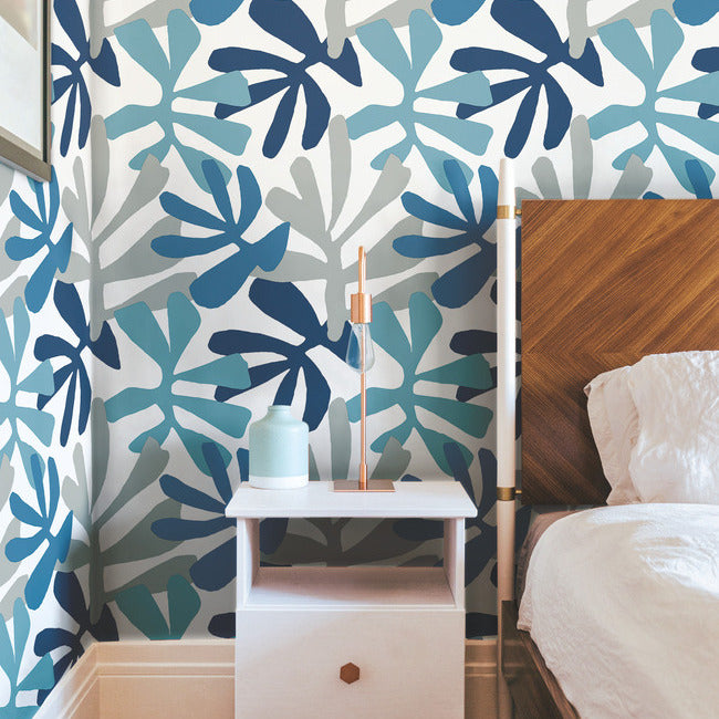 Kinetic Tropical Premium Peel + Stick Wallpaper Peel and Stick Wallpaper York   