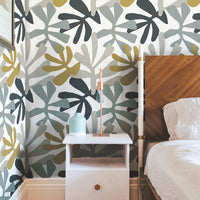 Kinetic Tropical Premium Peel + Stick Wallpaper Peel and Stick Wallpaper York   