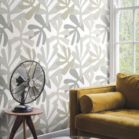 Kinetic Tropical Premium Peel + Stick Wallpaper Peel and Stick Wallpaper York   