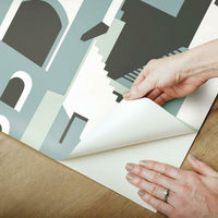 Arch Architectural Premium Peel + Stick Wallpaper Peel and Stick Wallpaper York   