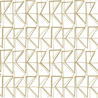 Love Triangles Premium Peel + Stick Wallpaper Peel and Stick Wallpaper York Roll Gold Metallic 