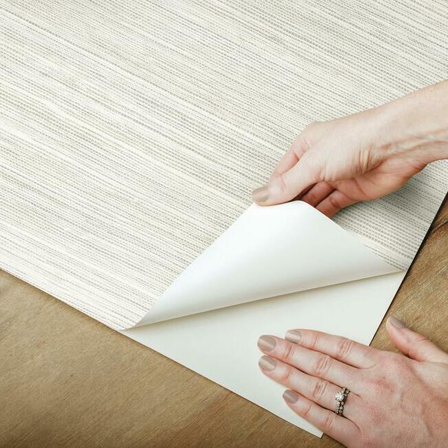 Cattail Weave Premium Peel + Stick Wallpaper Peel and Stick Wallpaper York   