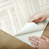 Hermosa Herringbone Premium Peel + Stick Wallpaper Peel and Stick Wallpaper York   