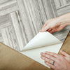 Hermosa Herringbone Premium Peel + Stick Wallpaper Peel and Stick Wallpaper York   