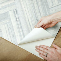 Hermosa Herringbone Premium Peel + Stick Wallpaper Peel and Stick Wallpaper York   