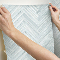Hermosa Herringbone Premium Peel + Stick Wallpaper Peel and Stick Wallpaper York   