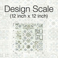 Encaustic Tile Premium Premium Peel + Stick Wallpaper Peel and Stick Wallpaper York   