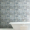 Encaustic Tile Premium Premium Peel + Stick Wallpaper Peel and Stick Wallpaper York   