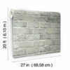 Stretcher Brick Premium Peel + Stick Wallpaper Peel and Stick Wallpaper York   
