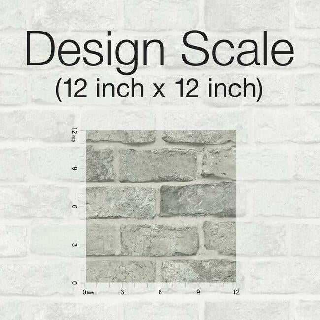Stretcher Brick Premium Peel + Stick Wallpaper Peel and Stick Wallpaper York   