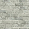 Stretcher Brick Premium Peel + Stick Wallpaper Peel and Stick Wallpaper York Roll Putty 