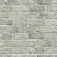 Stretcher Brick Premium Peel + Stick Wallpaper Peel and Stick Wallpaper York Roll Putty 