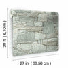 Chateau Stone Premium Peel + Stick Wallpaper Peel and Stick Wallpaper York   