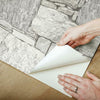 Chateau Stone Premium Peel + Stick Wallpaper Peel and Stick Wallpaper York   