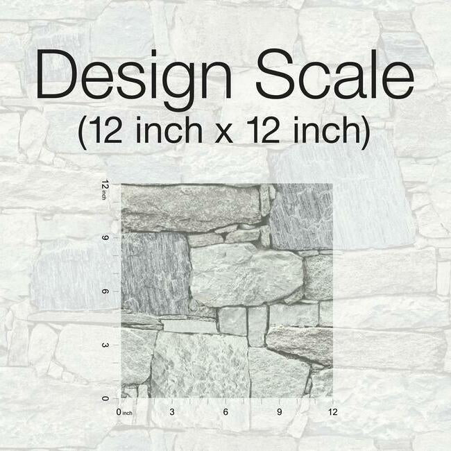 Chateau Stone Premium Peel + Stick Wallpaper Peel and Stick Wallpaper York   