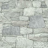 Chateau Stone Premium Peel + Stick Wallpaper Peel and Stick Wallpaper York Roll Smoke 