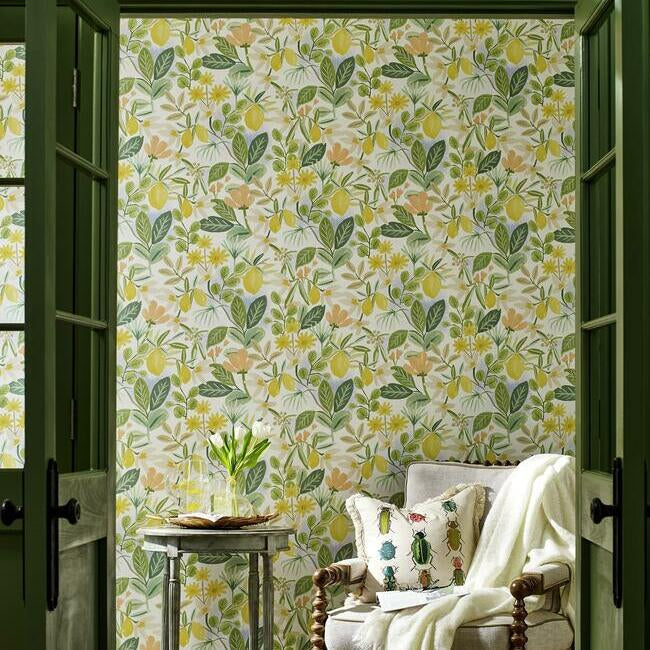 Amalfi Premium Premium Peel + Stick Wallpaper Peel and Stick Wallpaper Rifle Paper Co.   