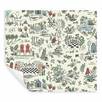 Wonderland Premium Peel + Stick Wallpaper Peel and Stick Wallpaper Rifle Paper Co.   