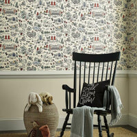Wonderland Premium Peel + Stick Wallpaper Peel and Stick Wallpaper Rifle Paper Co.   