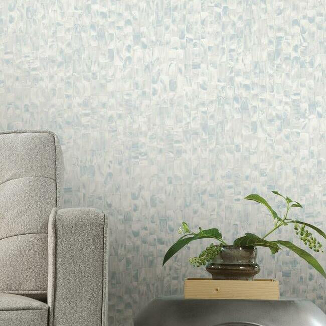 Mother Of Pearl Premium Peel + Stick Wallpaper Peel and Stick Wallpaper York   